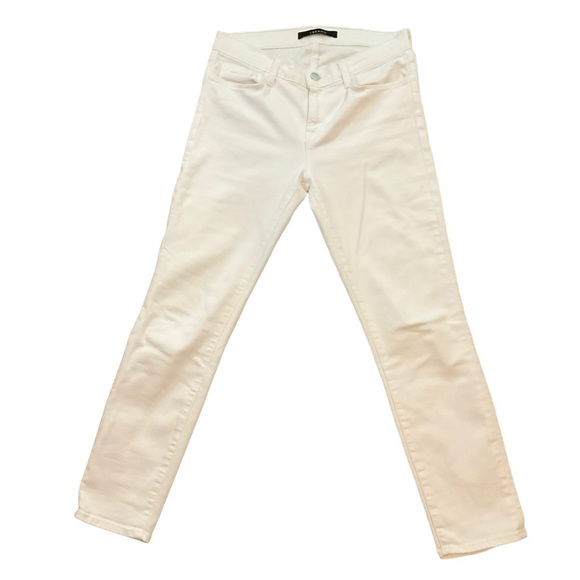 J Brand White Slim Straight Cropped Jeans Size 28 Discontinued Brand

E001 - Picture 1 of 8